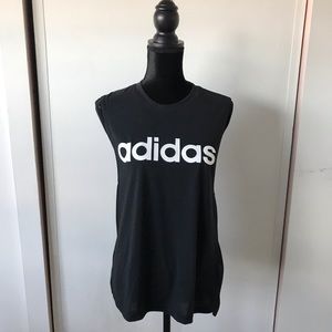 Adidas workout muscle tee